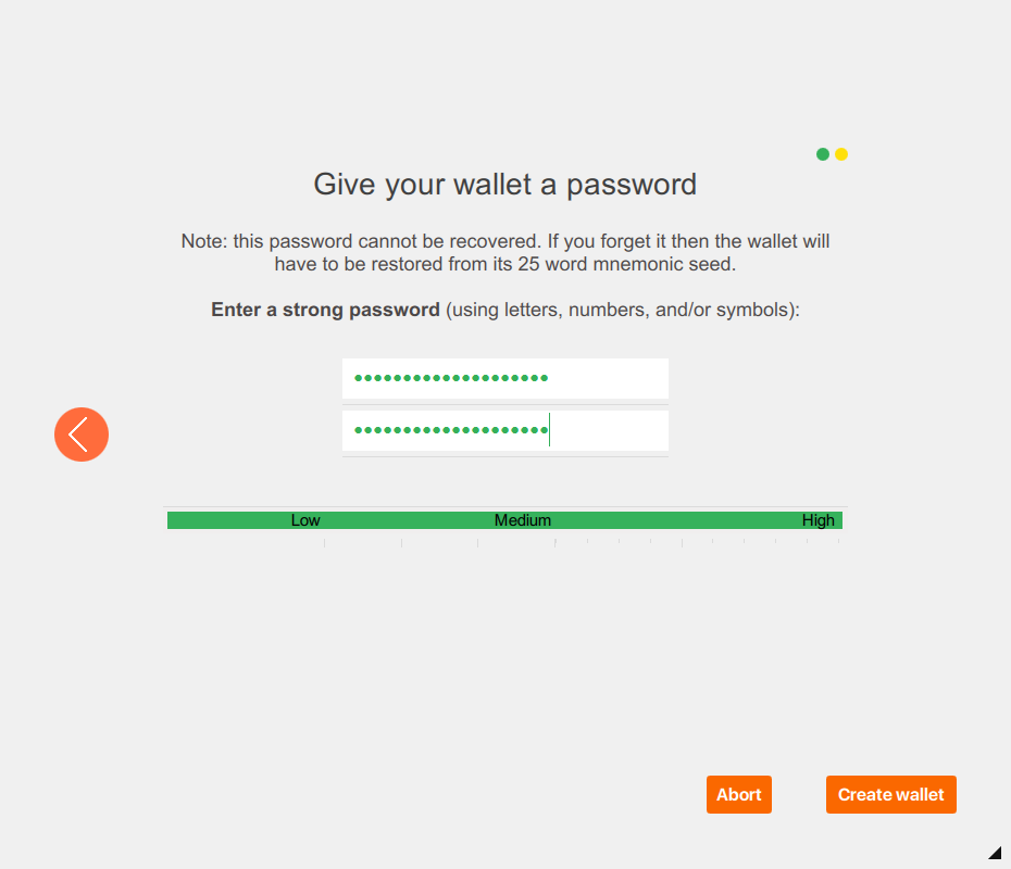 wallet-password